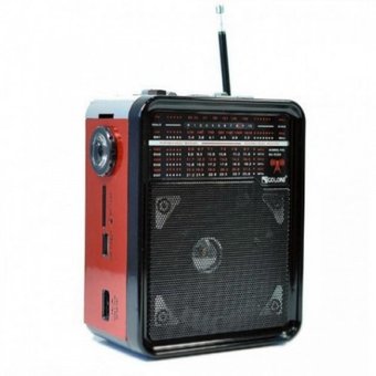 Радіоприймач радіо колонка Портативний Golon RX-9100 Red, Червоний