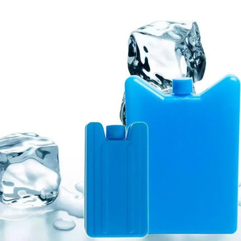 Акумулятор холоду для термосумки пластиковий 350 мл, холодоелемент медичний , Блакитний