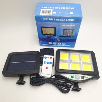 Не працює акумулятор Вуличний ліхтар із датчиком руху Solar Light BL BK128-6COB